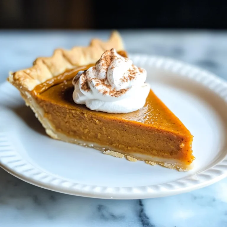 Easy Pumpkin Pie