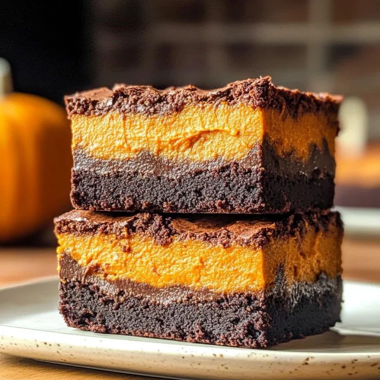Pumpkin Brownies