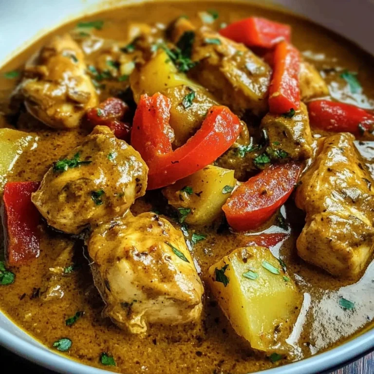 Caribbean Delight: Creamy Chicken with Potatoes and Coconut