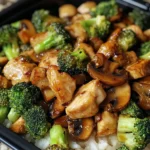 Chicken, Broccoli & Mushroom Stir-Fry