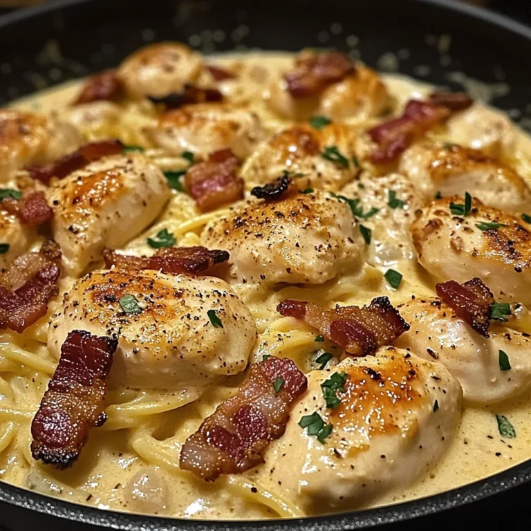 Creamy One-Pan Chicken Carbonara
