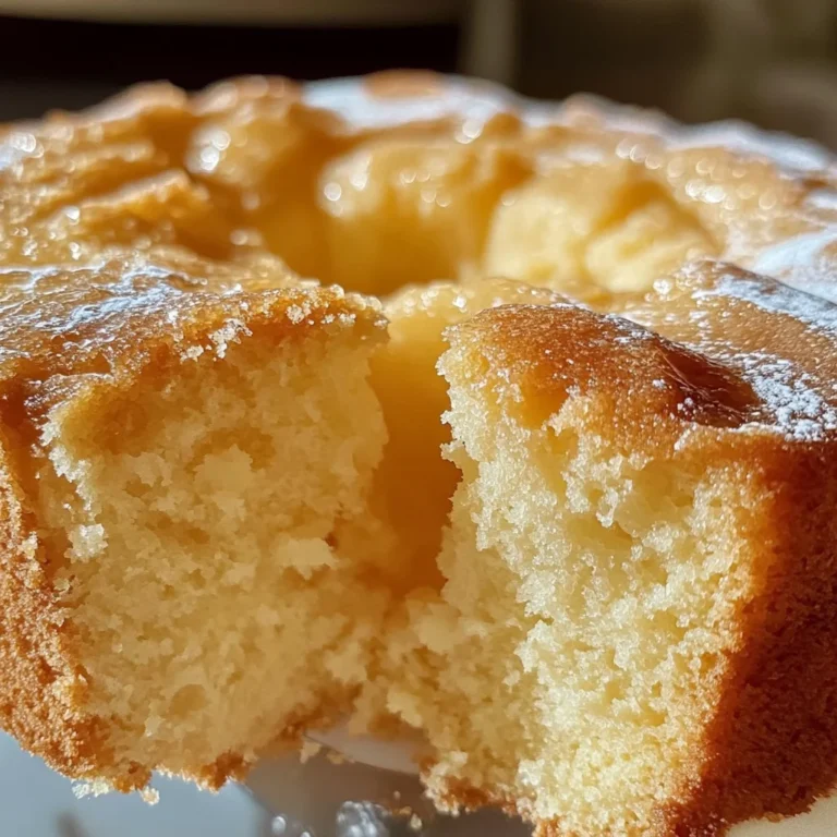 Delicious Million Dollar Pound Cake Recipe