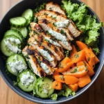 Grilled Chicken & Crunchy Veggie Power Bowl