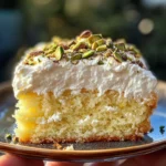 Lemon Pistachio Ricotta Cloud Cake