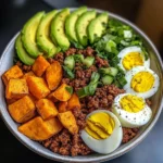 Protein Power Bowl with Sweet Potatoes & Avocado