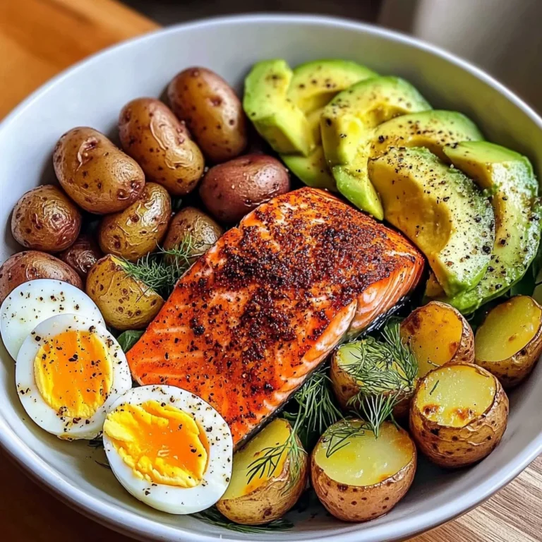 Spiced Salmon & Dill Potato Power Bowl