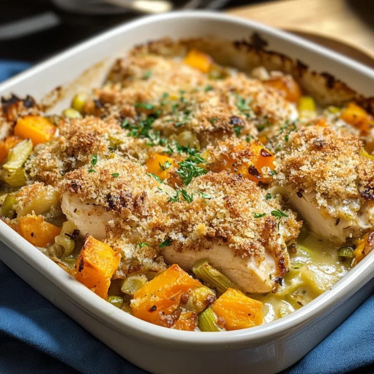 Chicken Leek and Butternut Squash Bake – The Ultimate One-Pan Dinner