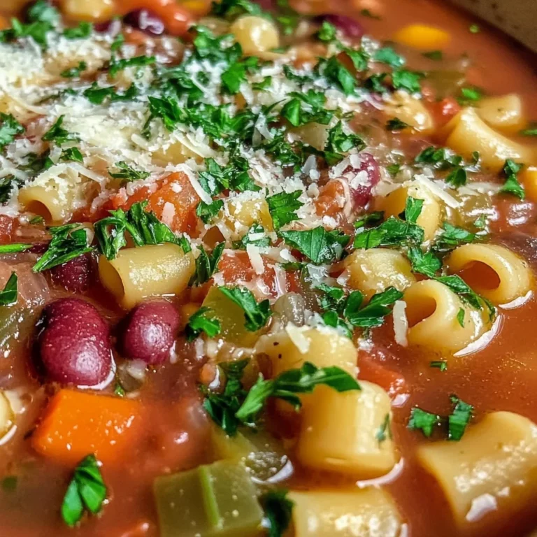 Hearty Italian Pasta Fagioli Soup