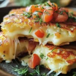 Potato and Onion Cheese Pancakes