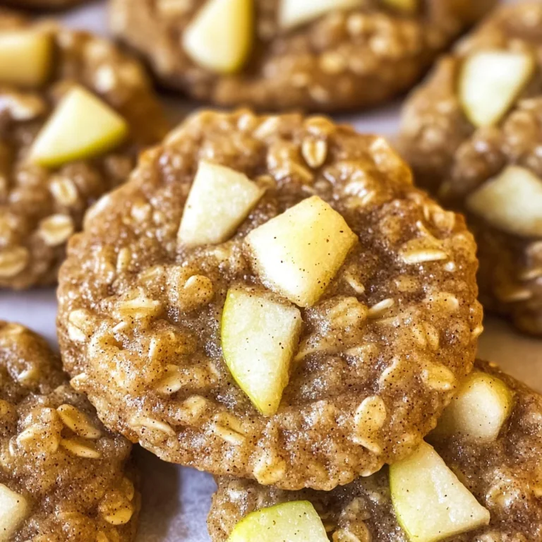 Apple Cinnamon Oatmeal Cookies
