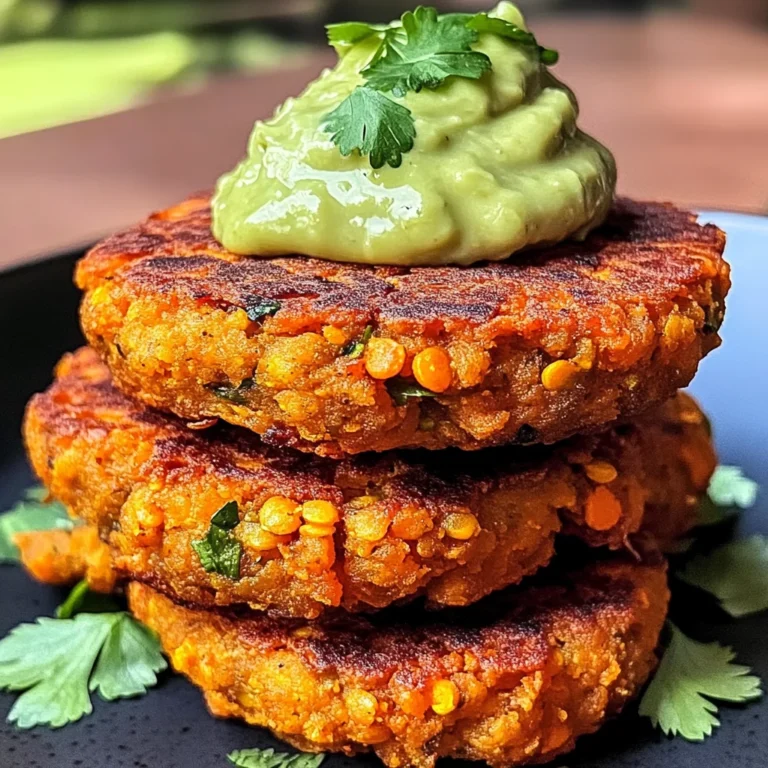 CRISPY SWEET POTATO & RED LENTIL PATTIES That Delight!