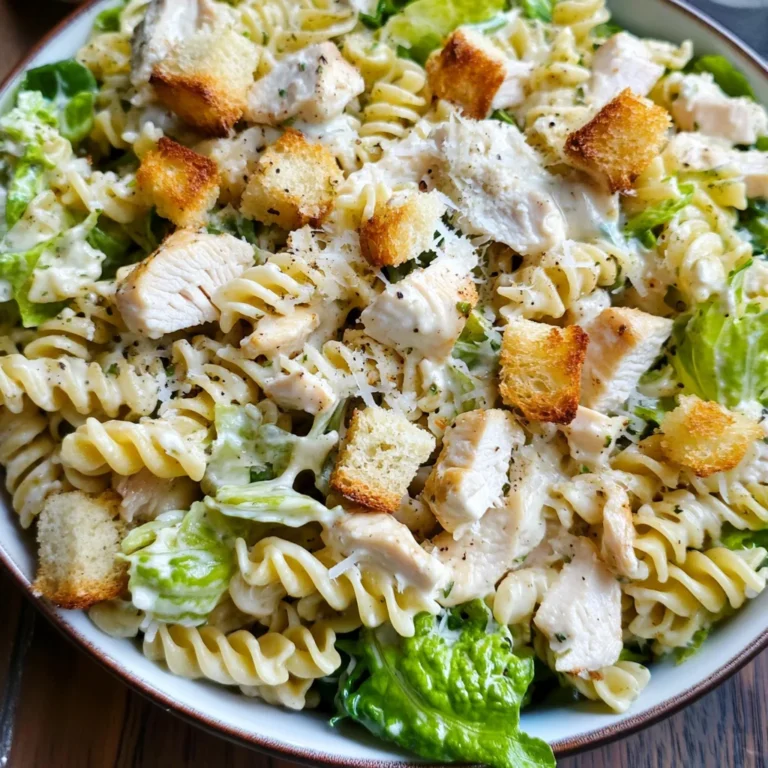 Chicken Caesar Pasta Salad