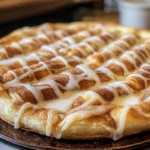 Cinnamon-Sugar Pizza made with Crescent Rolls