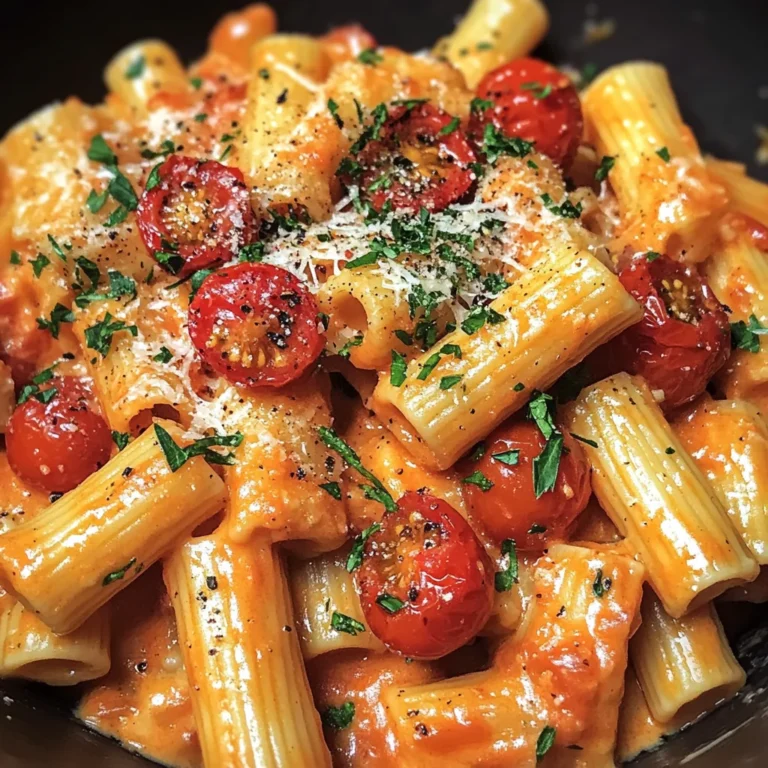 Creamy Tomato Garlic Pasta