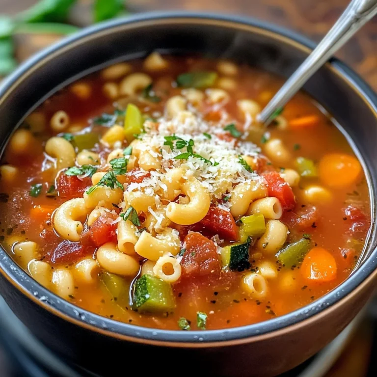 Easy Minestrone Soup Recipe