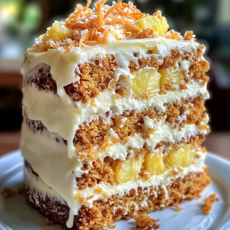Hawaiian Carrot Pineapple Cake – A Tropical Twist on a Classic Favorite