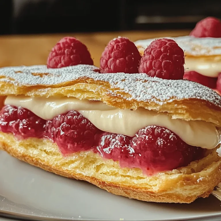 Lemon Raspberry Eclairs