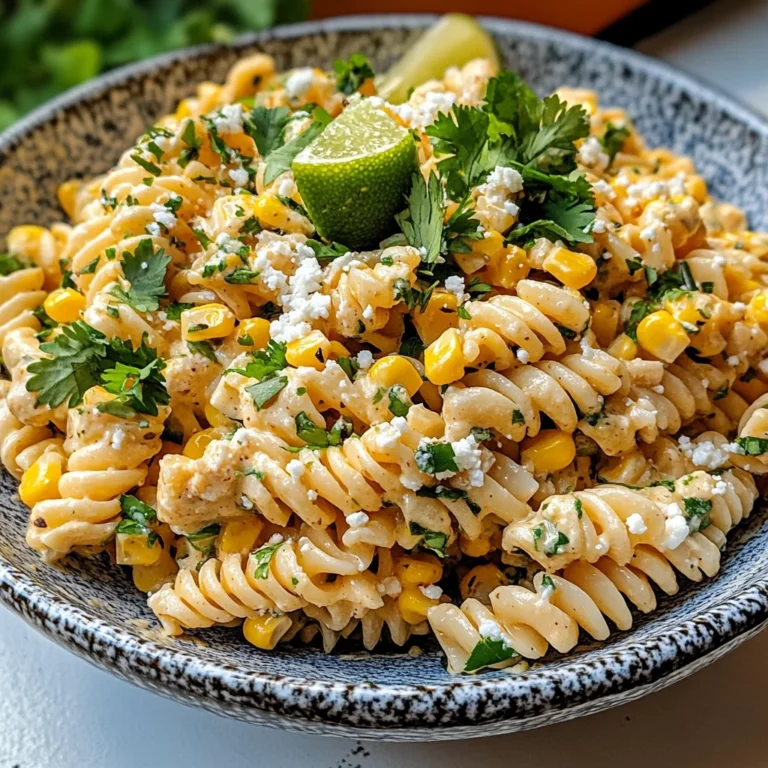 Mexican Street Corn Pasta Salad Recipe