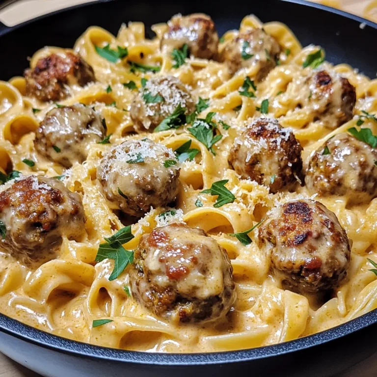 One-Pot Creamy Cajun Meatball Pasta: Easy & Flavorful Recipe