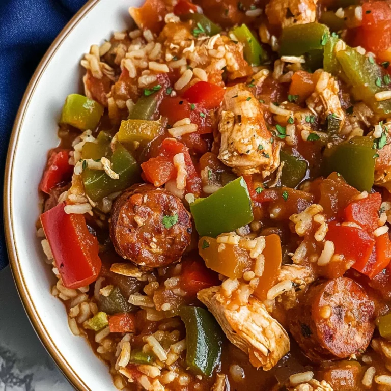 Slow Cooker Chicken Jambalaya