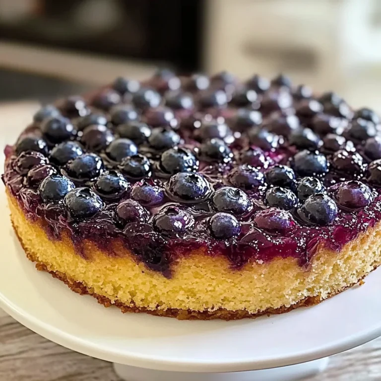 Best Homemade Blueberry Upside Down Cake - Alrightwithme