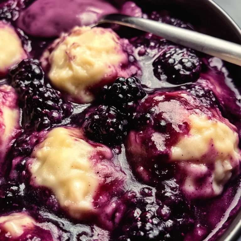 Blackberry Dumplings Recipe