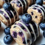 Blueberry Cheesecake Protein Bites – A No-Bake, High-Protein Snack