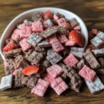 Chocolate Covered Strawberry Puppy Chow