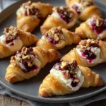 Cranberry Cream Cheese Crescent Bites