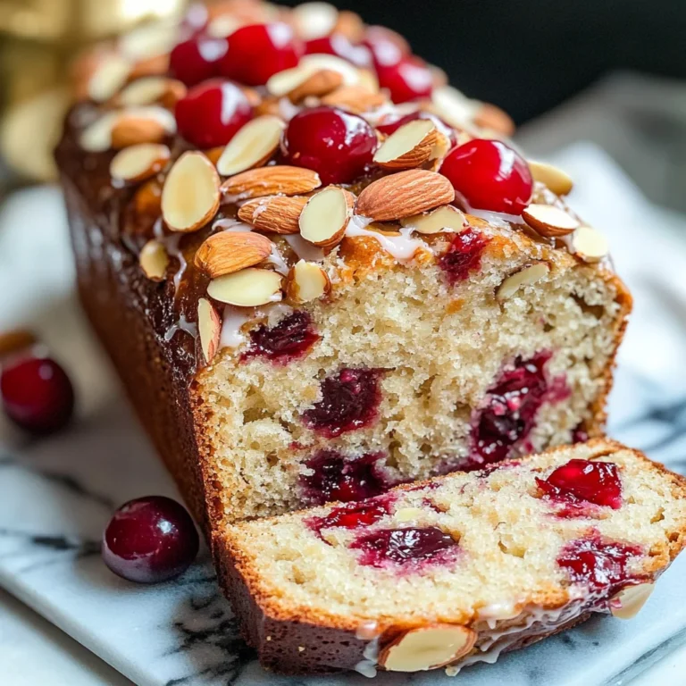 Easy Almond Cherry Bread (video)