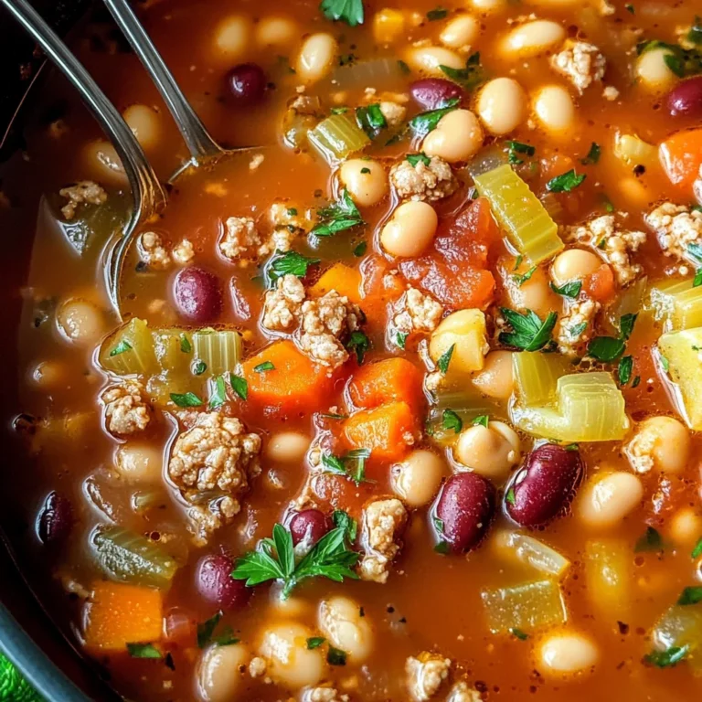 Italian Pasta Fagioli Soup
