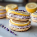 Lemon Lavender Sandwich Cookies Recipe