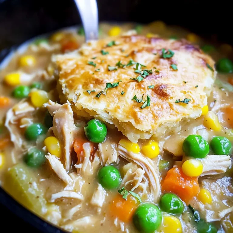 Slow Cooker Chicken Pot Pie