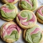 Strawberry Matcha Marble Cookies Recipe
