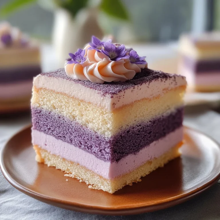 Taro Milk Tea Cake